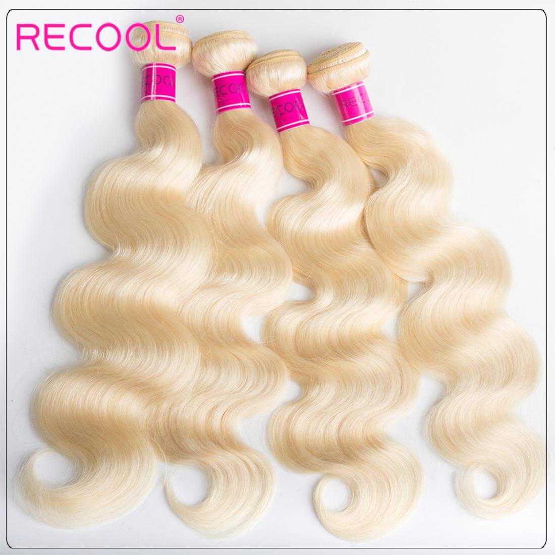 613 Blonde 4 Bundles Body Wave Blonde Weave Human Hair Weave 01