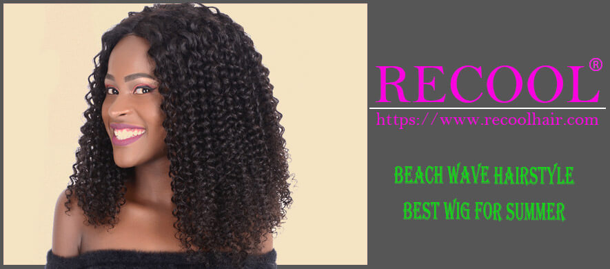 Beach Wave Hairstyle-best wig for summer