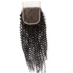 Brazilian Kinky Curly Virgin Hair With Closure Raw Brazilian Hair Bundles