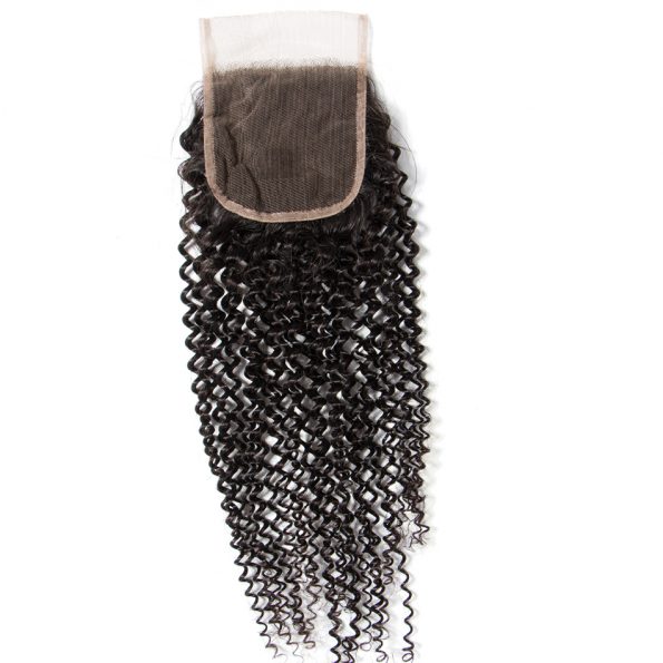 Kinky Curly Virgin Hair Lace Closure