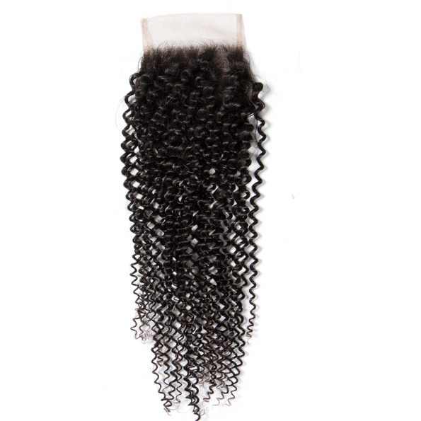 Kinky Curly Virgin Hair Lace Closure