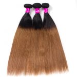 Brazilian Ombre Straight Hair 1B30 Virgin Human Hair Bundles