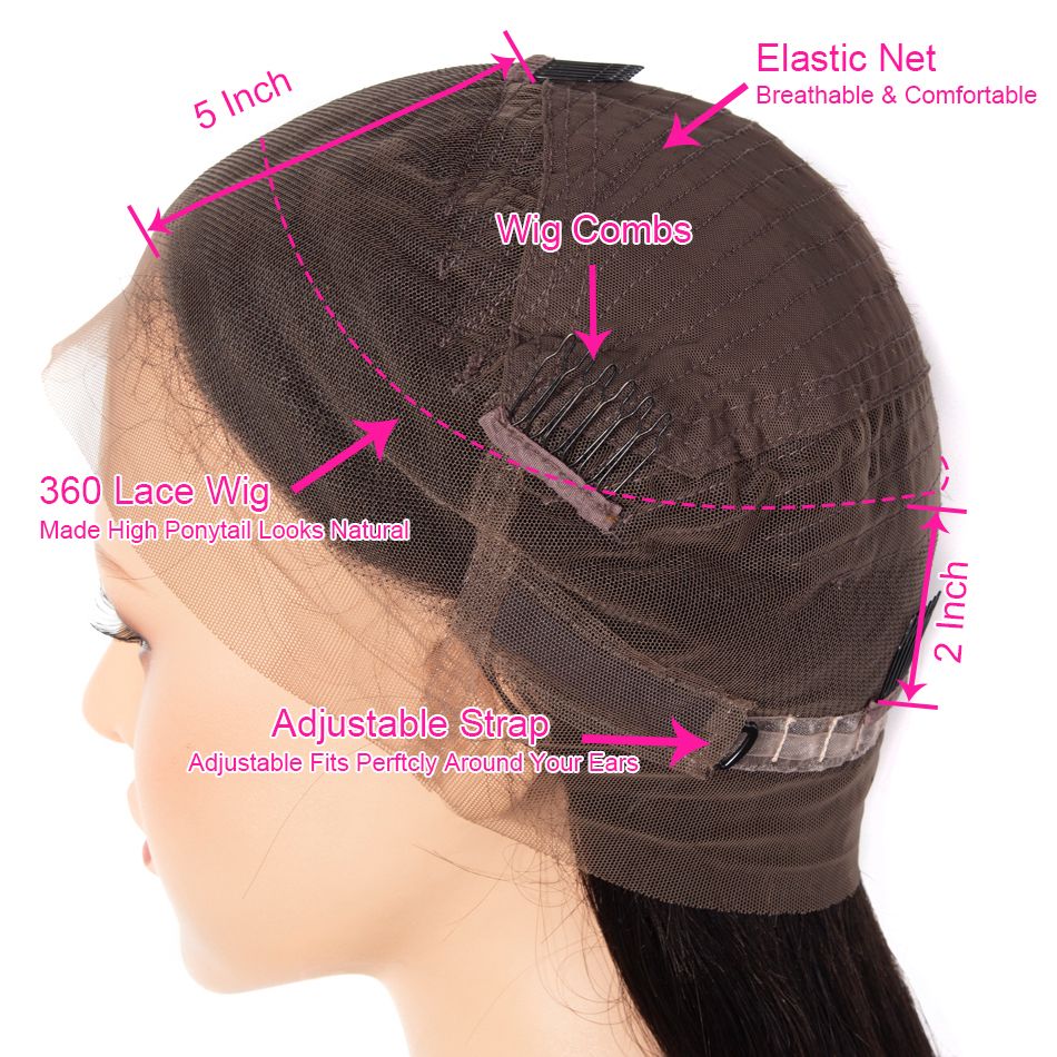 360 lace frontal wigs