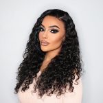 water wave human hair wig