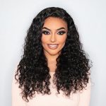 water wave human hair wig