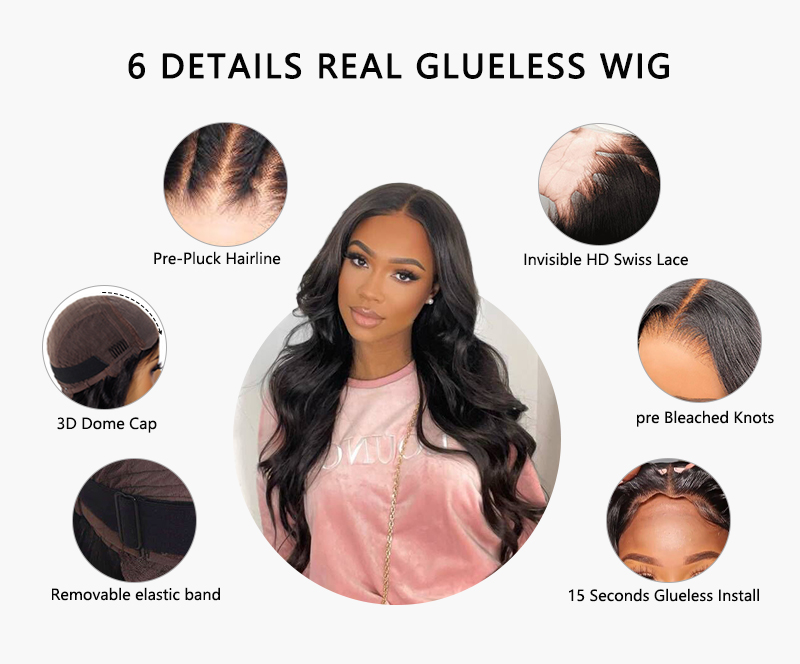 Glueless-wig-description