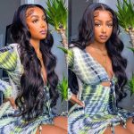 body wave lace front wig