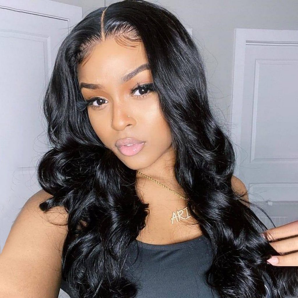 Recool Hair Body Wave Hair 13x4 Lace Front Wig Pre Plucked With Baby ...