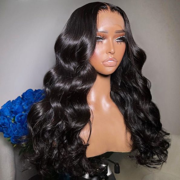 glueless body wave wig