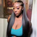 straight hair human hair wig (1)