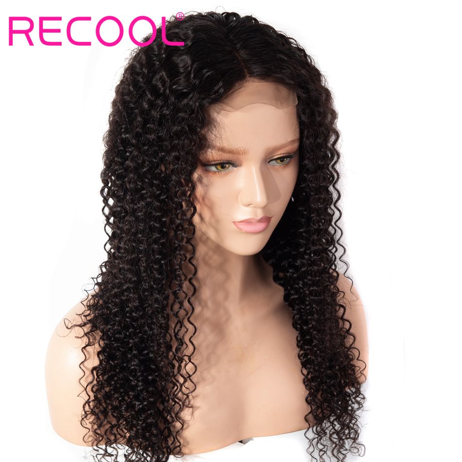 kinky curly wave lace front wig 1
