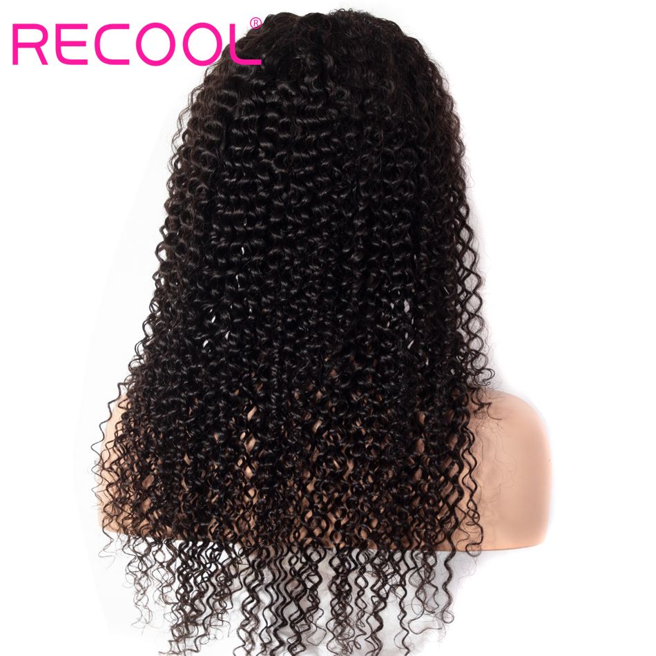 kinky curly wave lace front wig 2