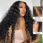 water wave human hair wig 112