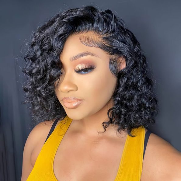 water wave short bob wig