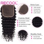 Virgin Deep Wave Human Hair 5X5 Lace Closure