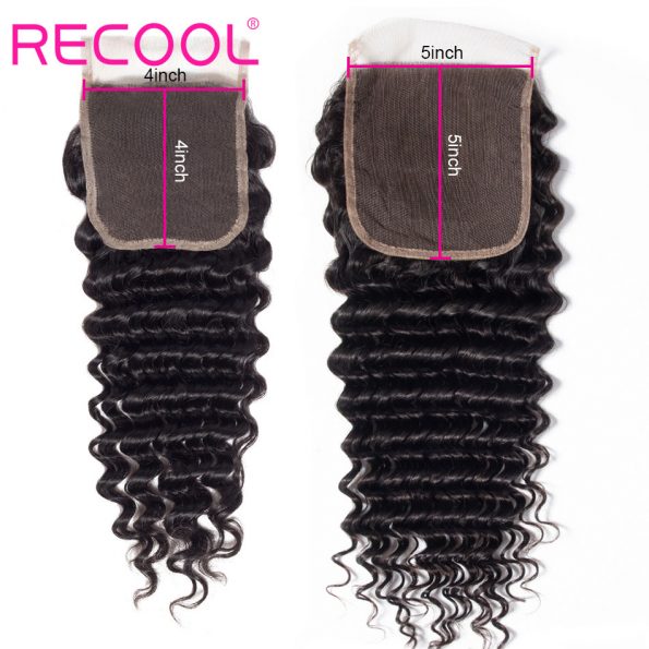 deep wave hair 5x5 closure