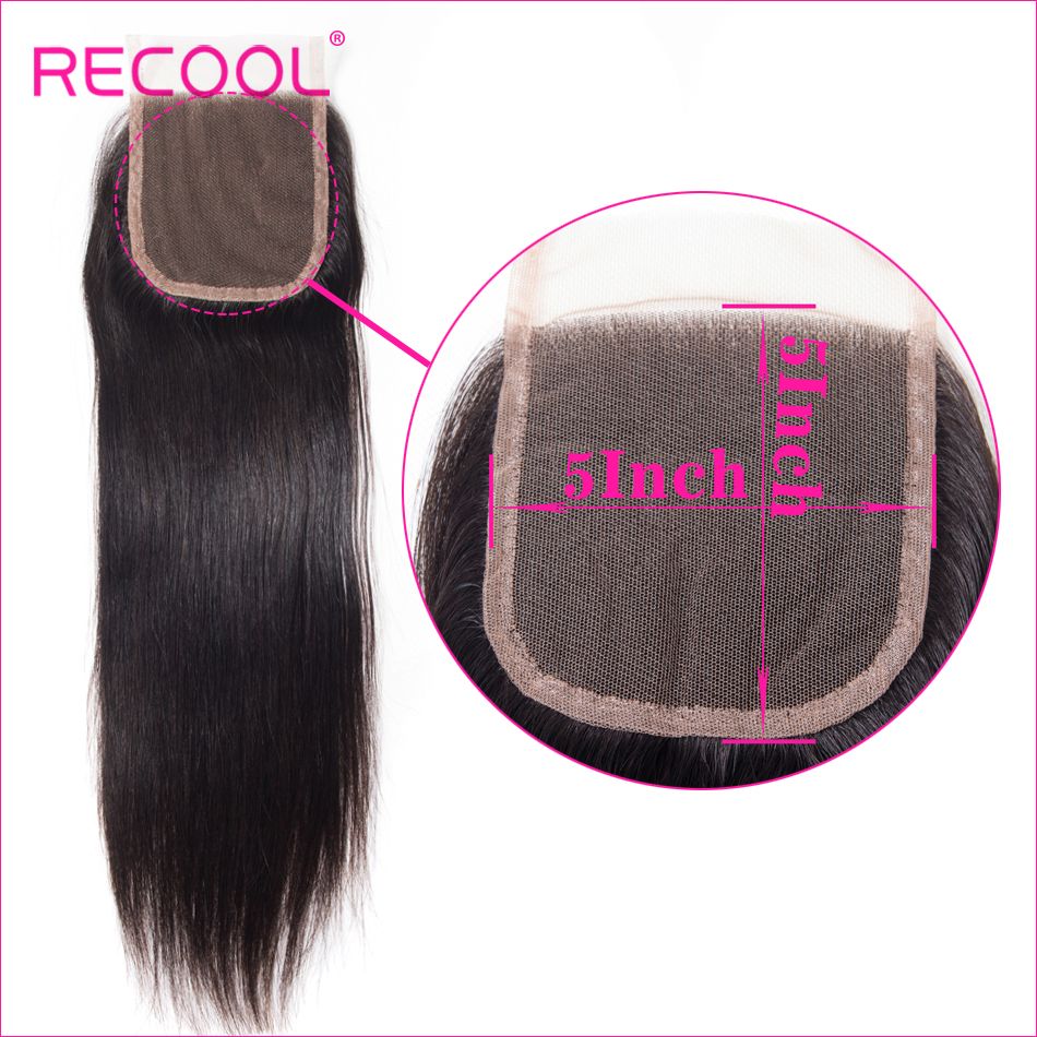 straight Hair 5x5 lace closure