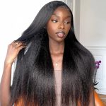 kinky straight human hair wig (1)