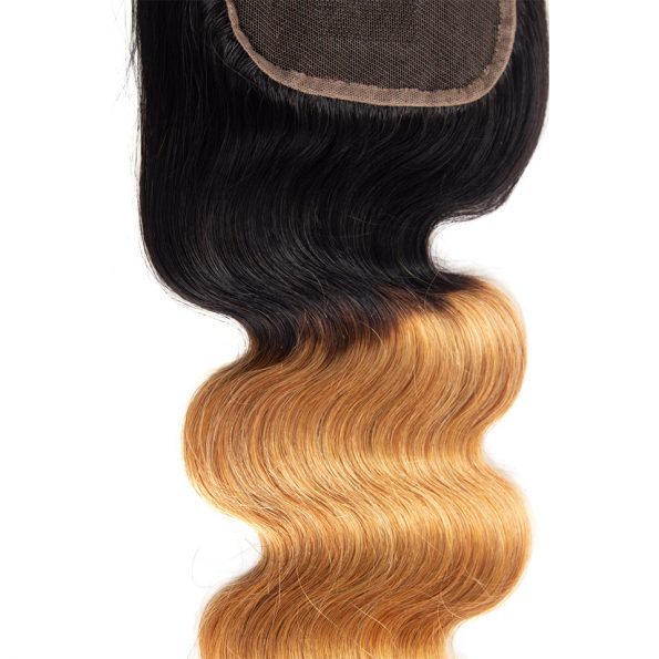 1B/27 body wave lace closure