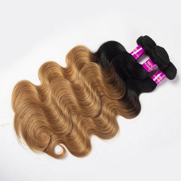 1B/27 body wave hair bundles