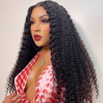 Deep wave human hair wig