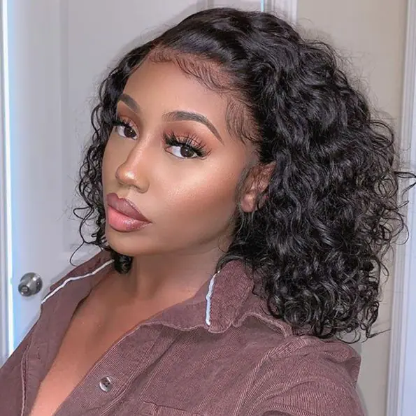 water wave short bob wig