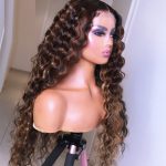 highlight water wave wig