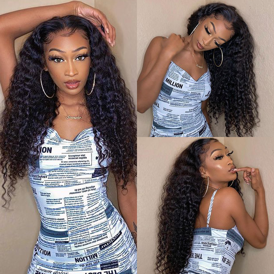 lace frontal deep wave wig