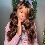 highlight color body wave human hair wig 1 (3)