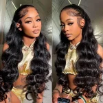 body wave lace front wig