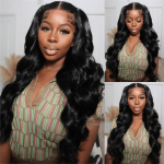 glueless body wave wig