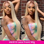 ombre blonde human hair wig with dark roots (2)