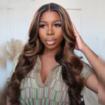 highlight color body wave human hair wig 1 (3)