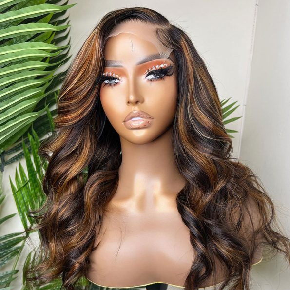 highlight body wave wig 1b30