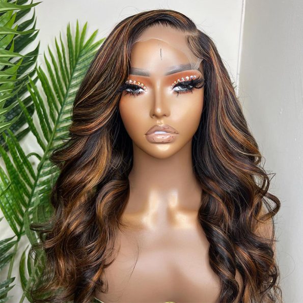 highlight body wave wig 1b30