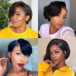 pixie cut straight hair bob wig