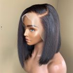 side part straight bob wig