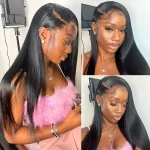 straight hair hd lace human hair wig
