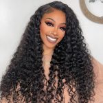 deep wave human hair glueless wig 5