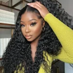 water wave hd lace human hair wig 2