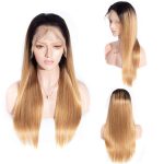 1b27 color straight hair wig
