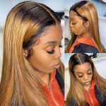 1b27 color straight hair wig