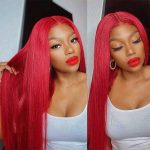 red body wave wig