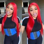 red body wave wig