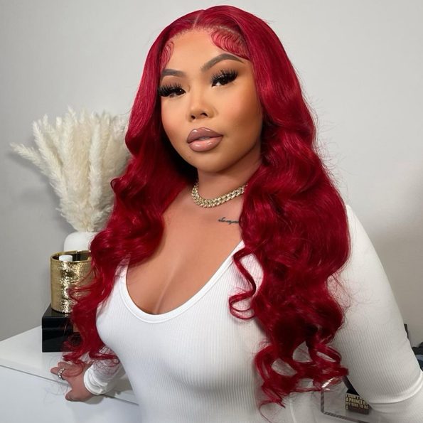 red body wave wig