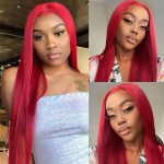 red body wave wig