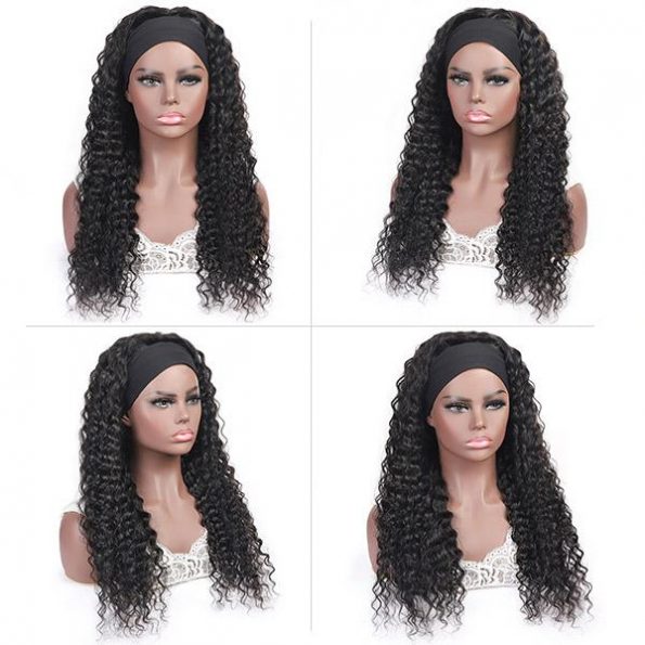 deep wave headband wig
