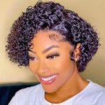 pixir curly short bob wig