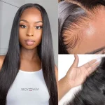 HD lace closure wig straight hair