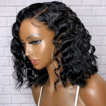 loose deep wave short wig